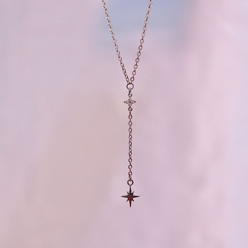 y shape necklace