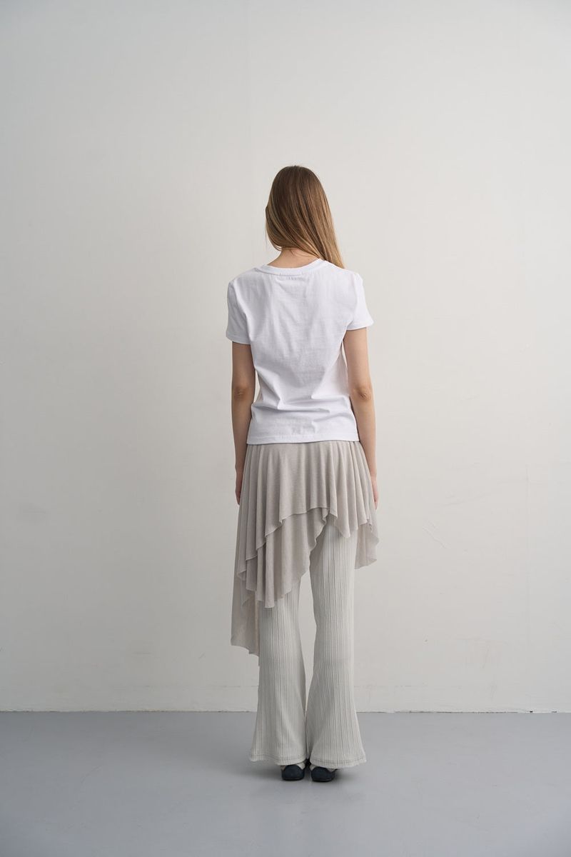  PLEATS BANDING BUTTON PANTS 