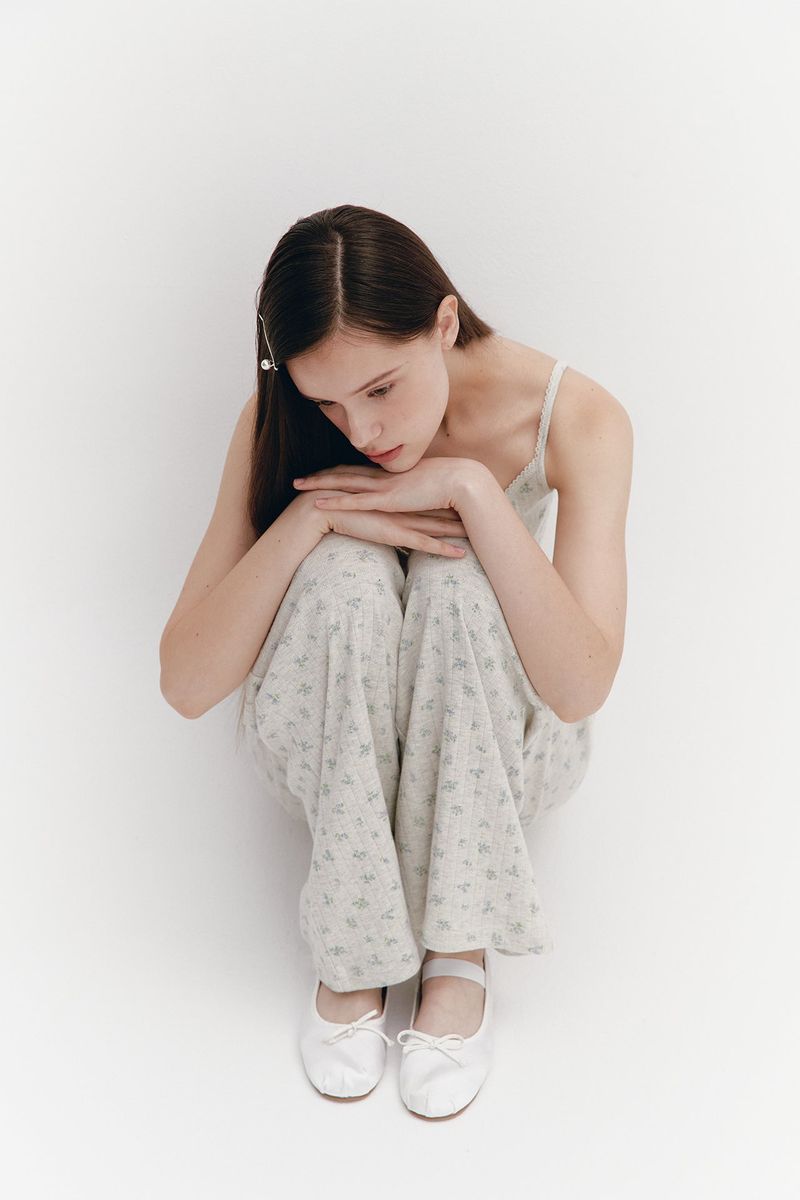 Wave Frill Pants Oatmeal