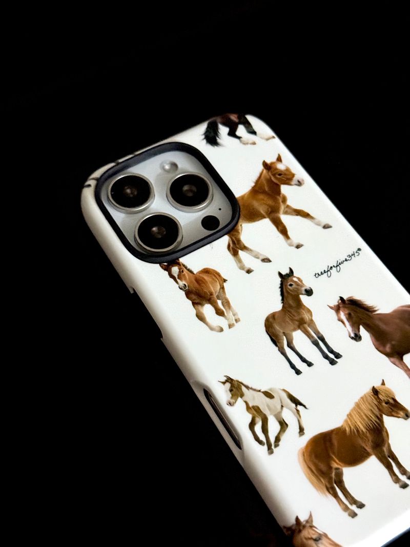 HORSES Tuff Bumper Case / TREEFORFIVE345