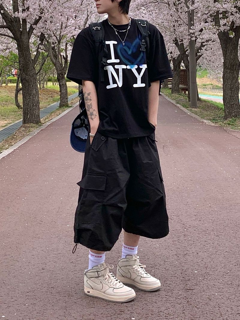 Amekaji Loose Cargo Pants 4C