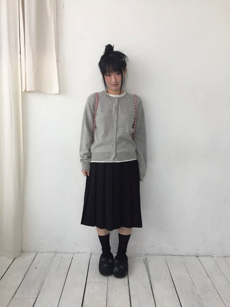 クローネックカラーカーディガン