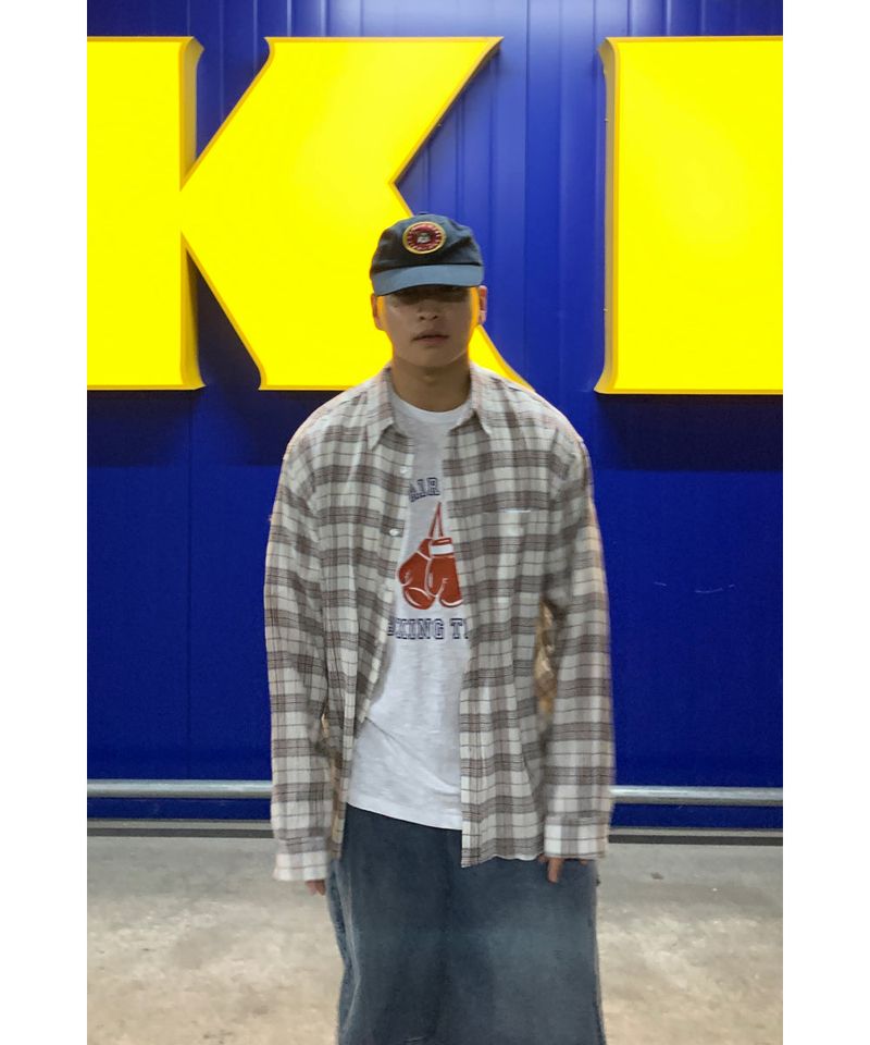 sobaq（ソバック）の「Pam seersucker check shirt（Tops）」