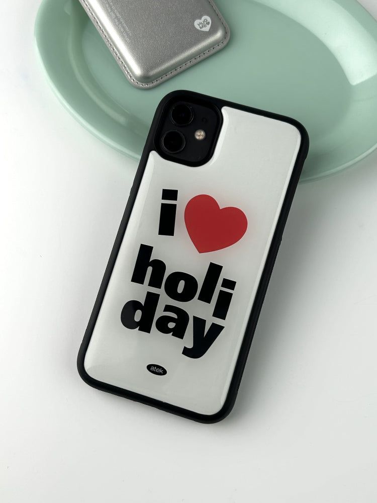 Holiday Epoxy Bumper Case(White)