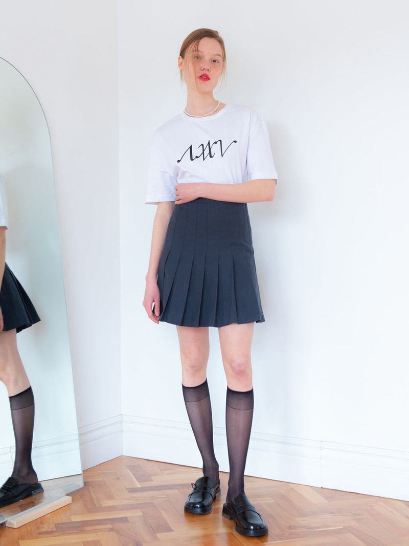 SIGNATURE LOGO T-SHIRT_WHITE