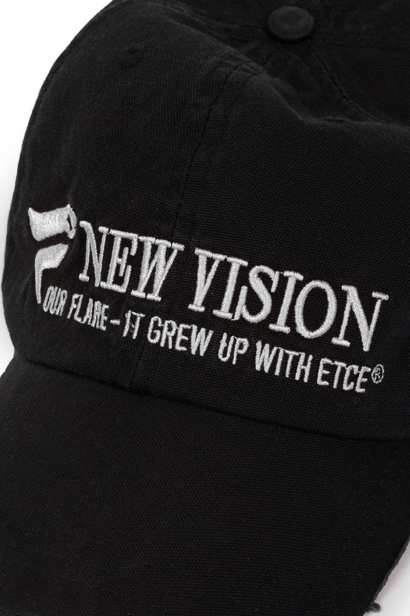 NEW VISION DESTROYED WASHED CAP (BLACK)