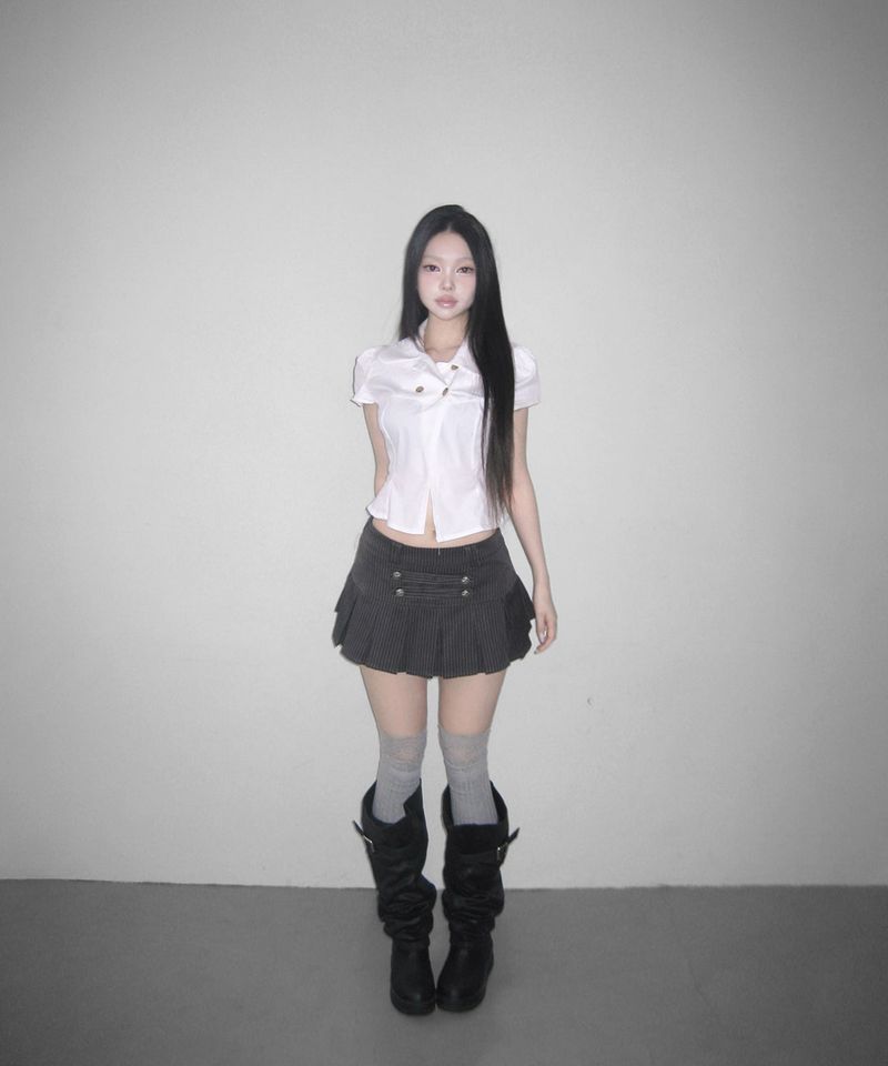 lottie open blouse (2colors)