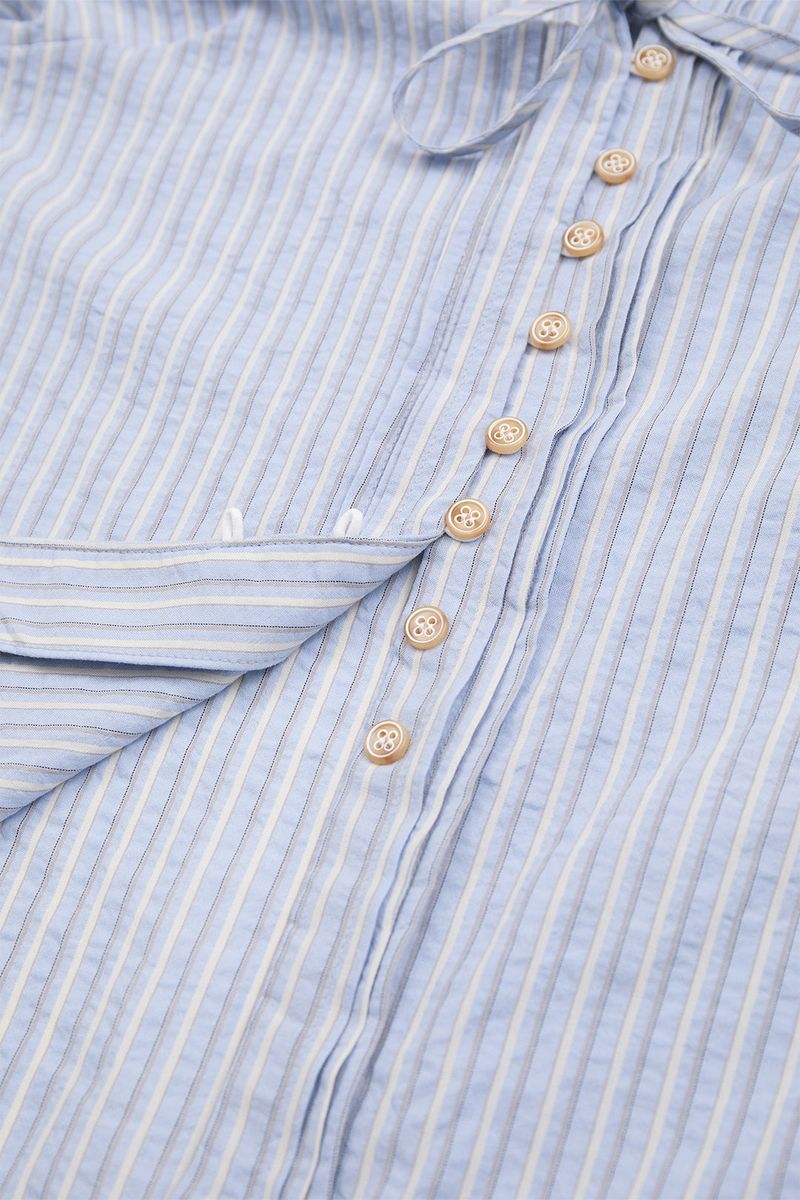 Leclair tie marine shirt