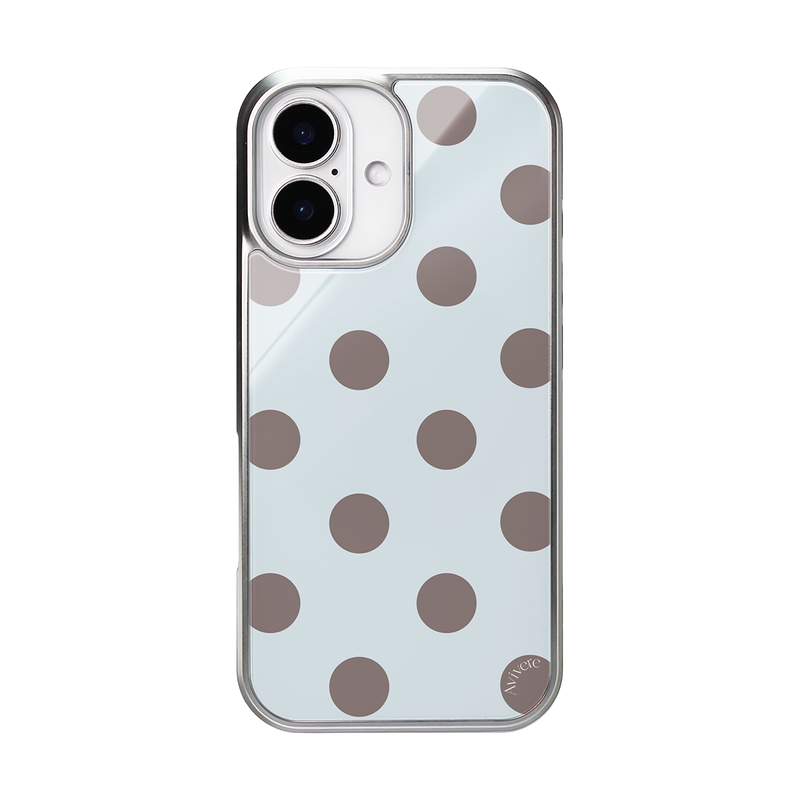 Avivere（アビベール）の「[MADE]ドットグラスシルバー(lightbluebrown)（スマホグッズ/小物）」