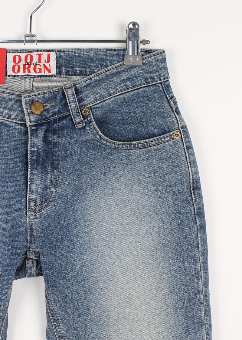 DENIM CAPRI PANTS