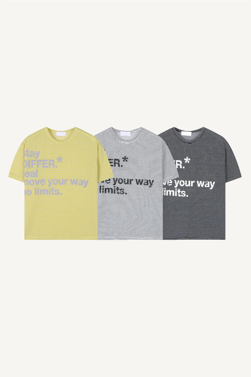 Disturb striped print T-shirt