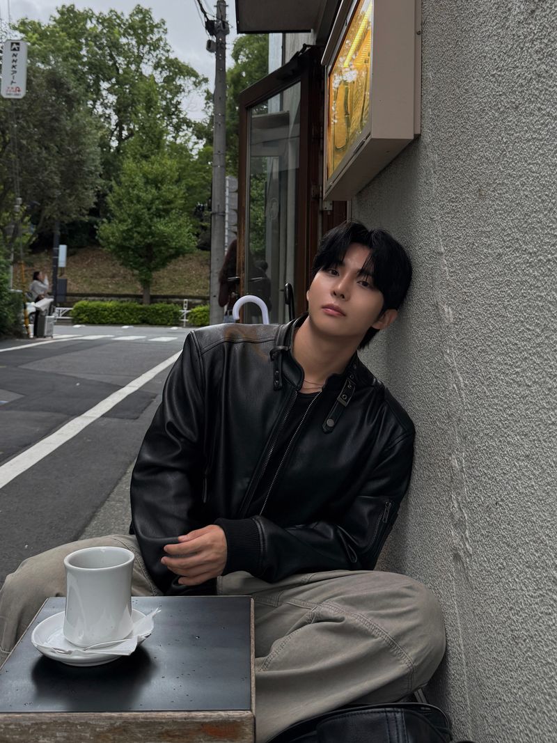 Belt leather ma-1 jacket
