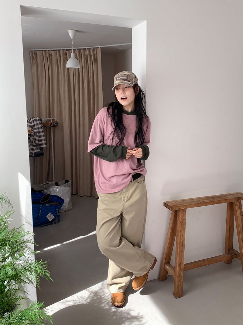 CUSTOM WIDE PANTS (3C)