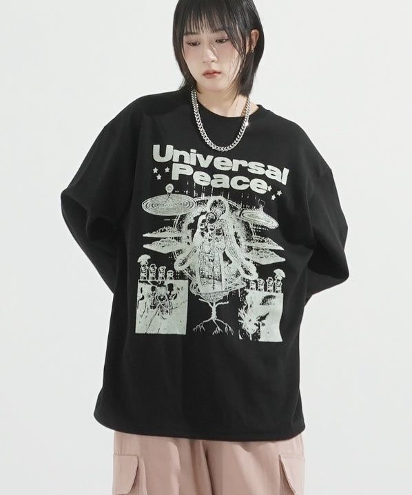 KIXI（キッシー）の「Universal heavy cotton LS t-shirt（Tops）」