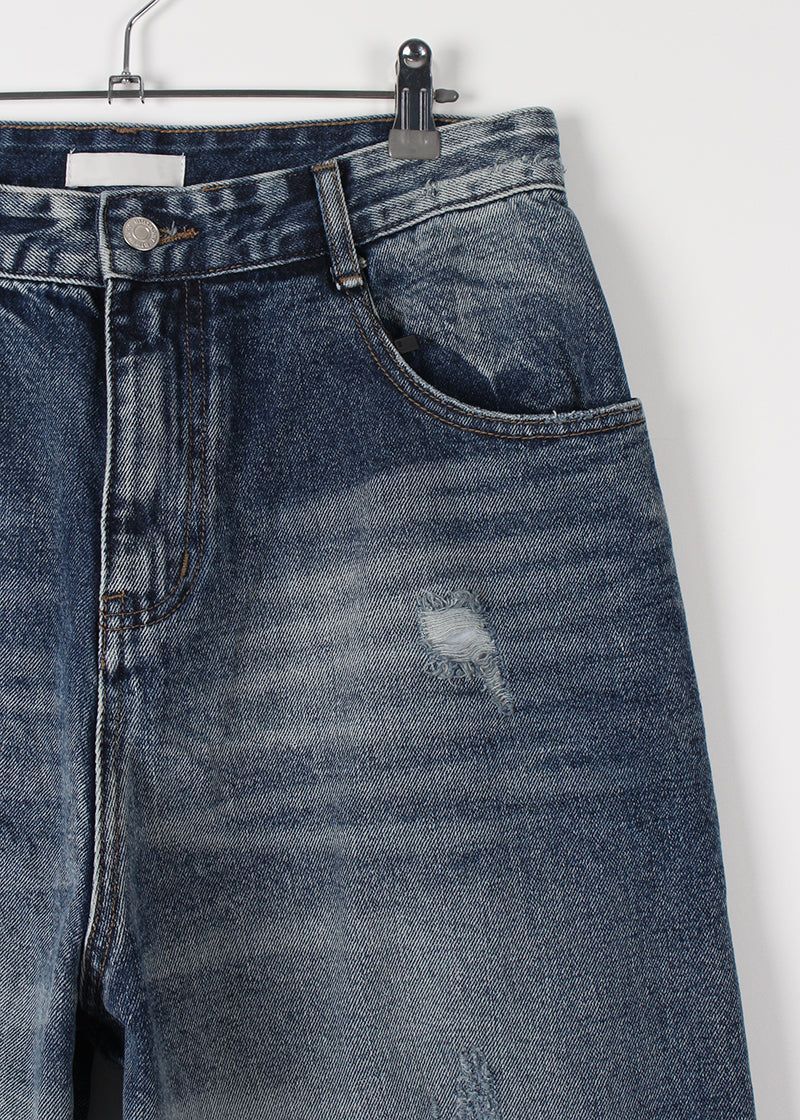 DOUBLE POCKET WIDE DENIM