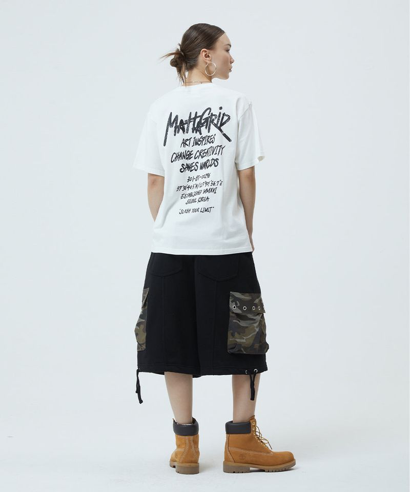 BERMUDA CAMO CARGO SWEATSHORT