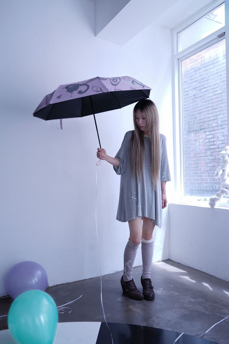 eeespace(イースペース)の「Cloudy Tee Dress (Gray)(Dresses)」