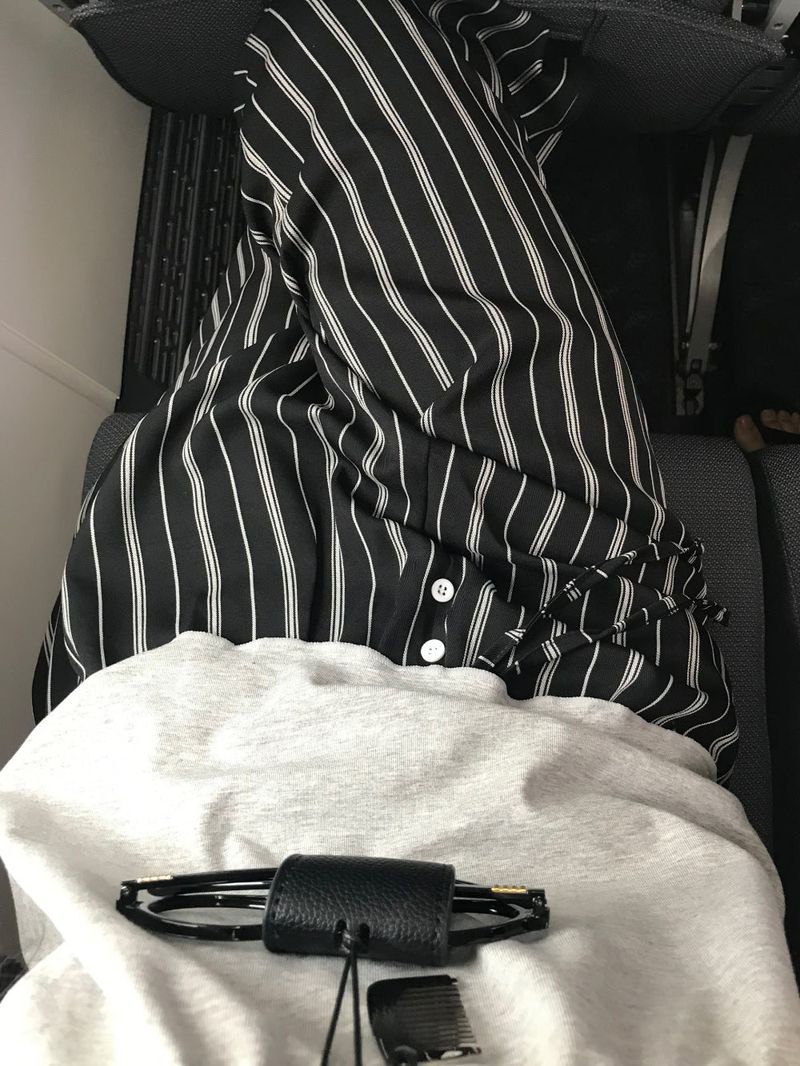 Sunday Home Stripe Lounge Button Wide Pants