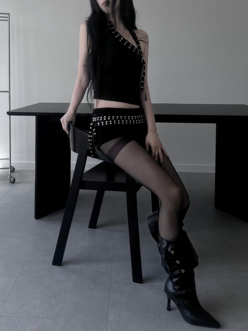 studded belt festival set