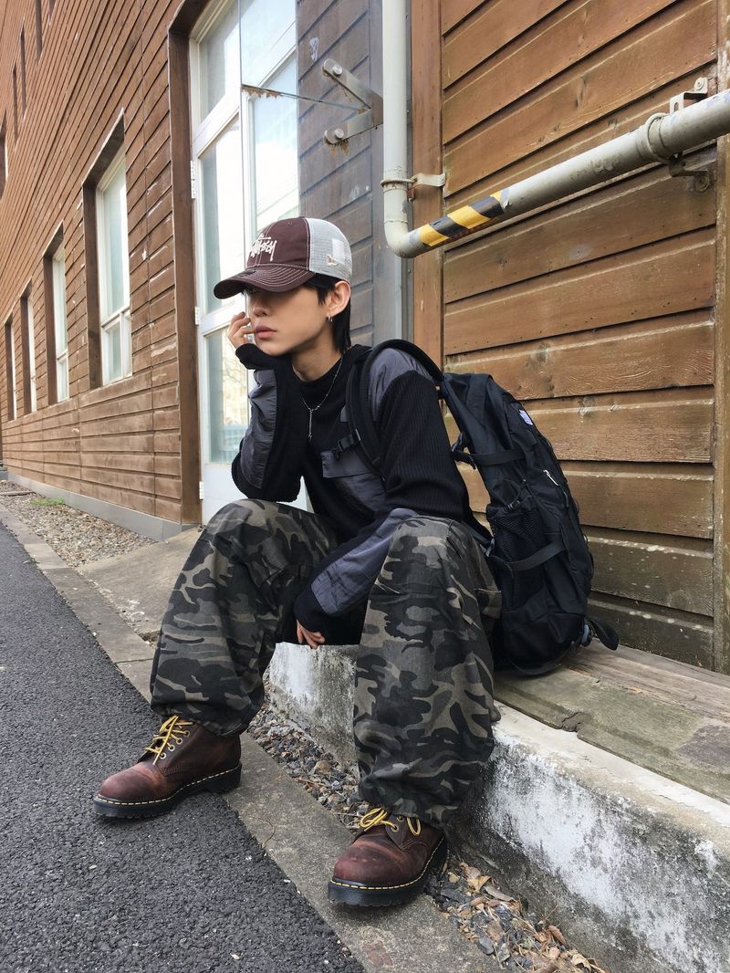 Birkin Camo Wide Pants 2C