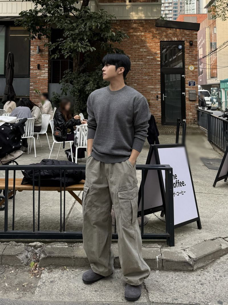 Mata stone washing cargo pants