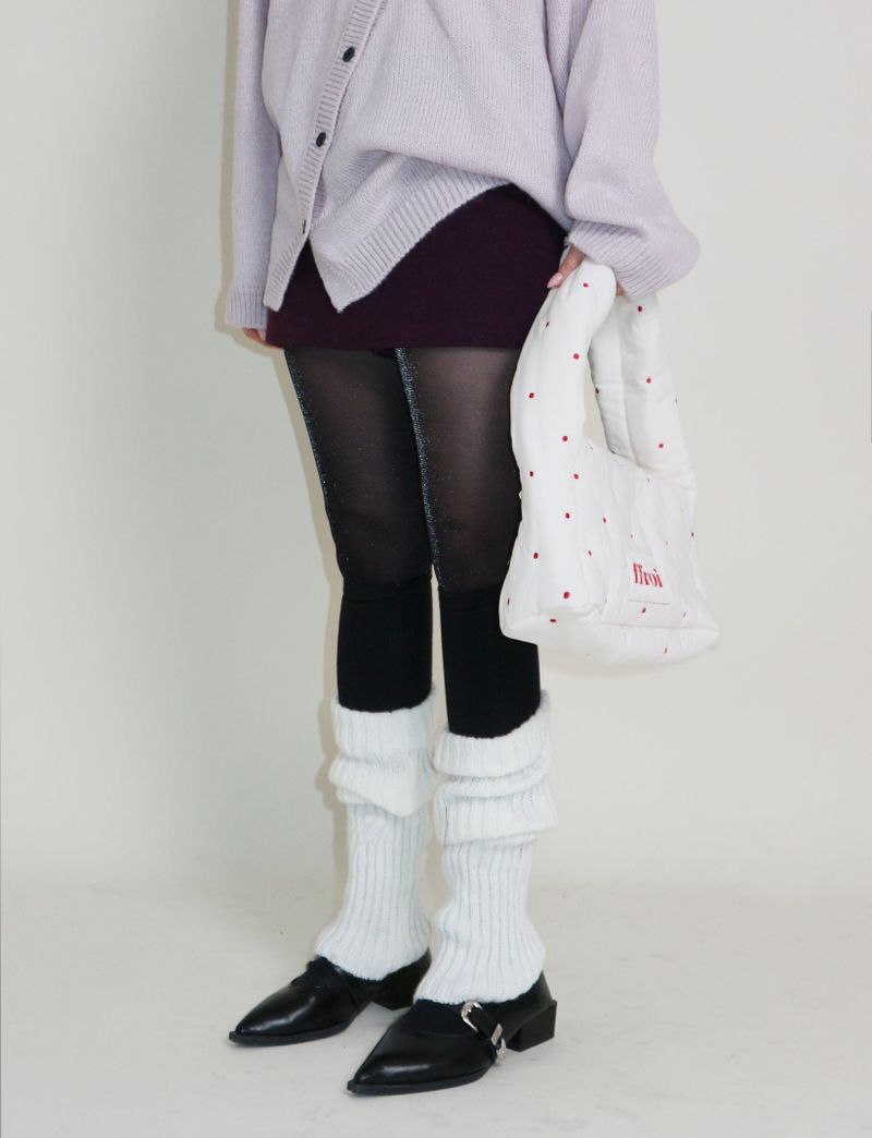 Plum Shorts Layered Mini Skirt (Wool Material)