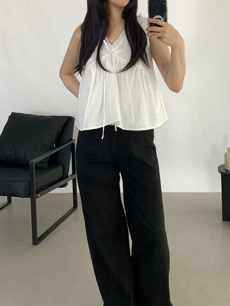 Julia straight wide pants