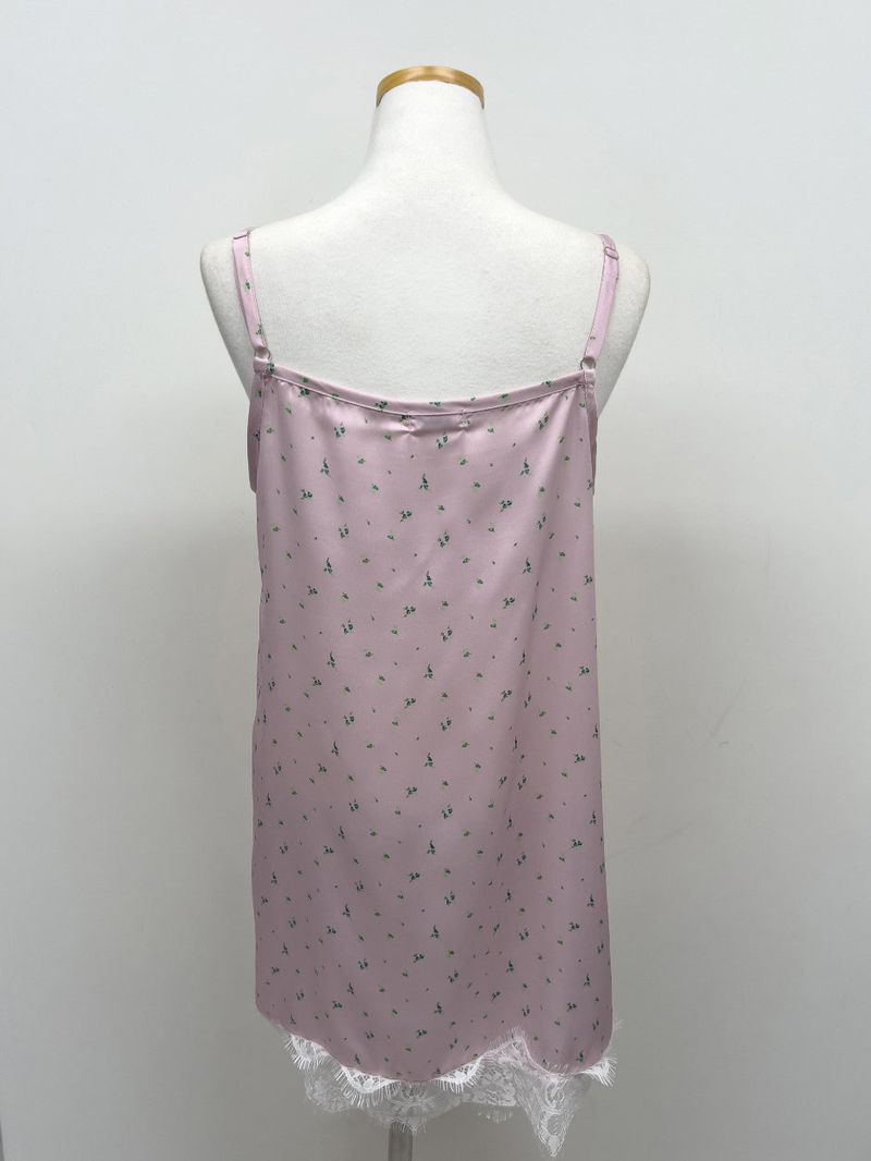 Flower Satin Layered Bustier One Piece