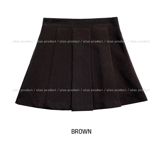 Tiba pleats mini skirt