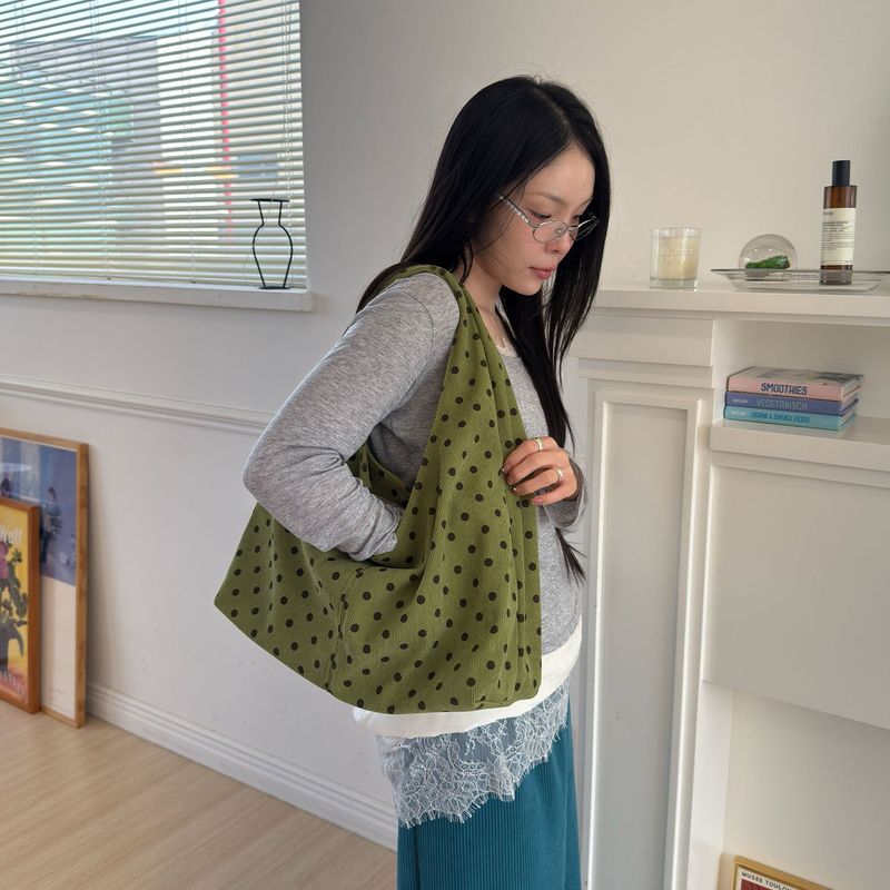 coferry(コフェリー)の「Cordu dot bag (olive green)(Bags)」