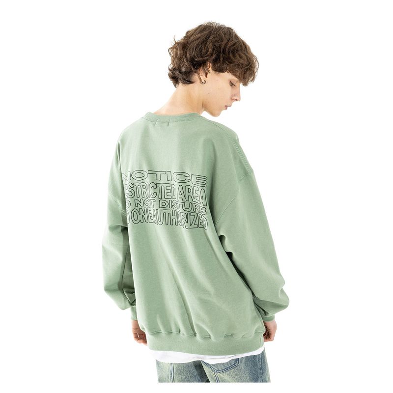 RESTRICTED AREA SWEAT SHIRTS MSHCR002-KK