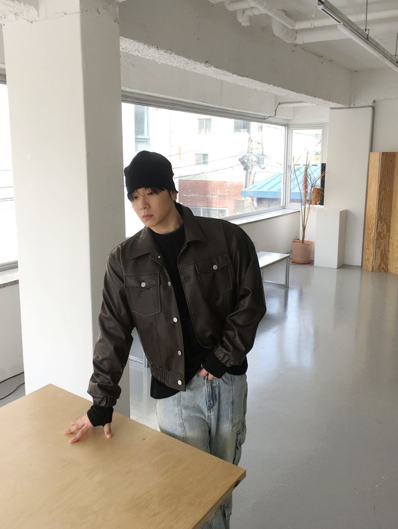HOLY IN CODE(ホーリーインコード)の「No.1635 F leather JK (3color)(Jackets/Outerwear)」