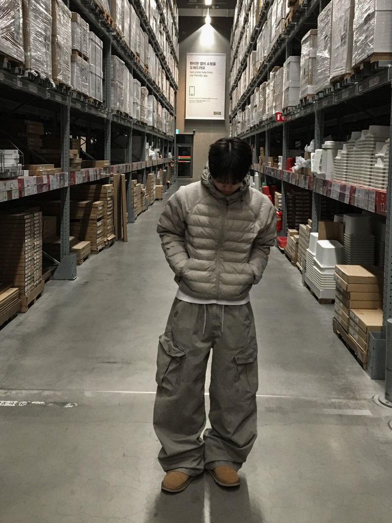 [Premium] Fron Raglan Lightweight Padded Jacket