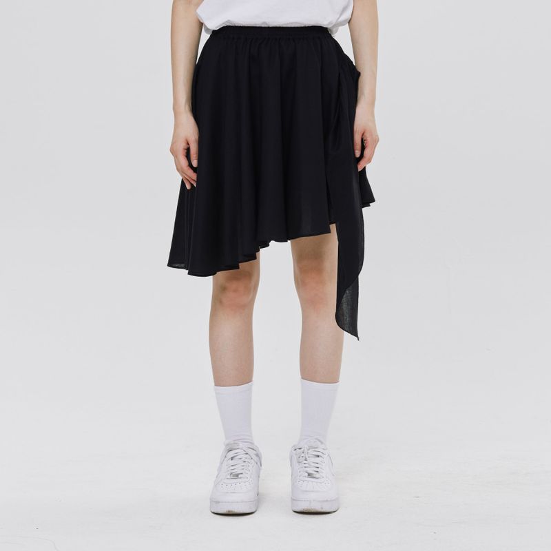 RIBBON FLARE SKIRT