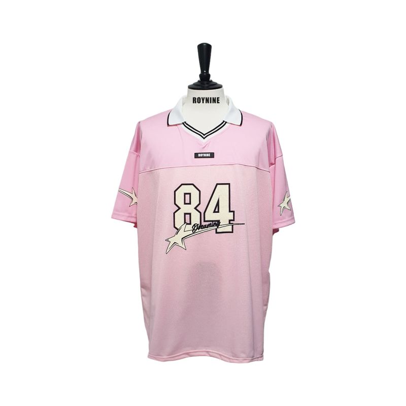 ROYNINE(ロイナイン)の「Light Pink BlokeCore Short Sleeve T-Shirt(Tops)」