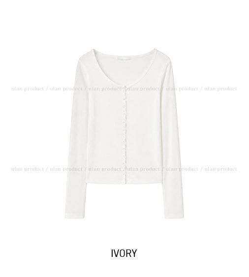 Lighty Tencel Button Cardigan