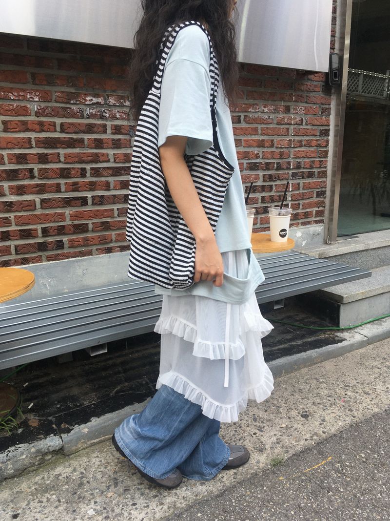 Romantic Sheer Layered Skirt