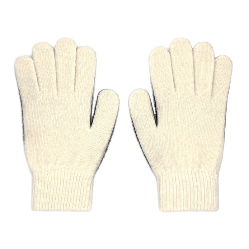 Pussycat Wool Gloves [Basic Ivory]