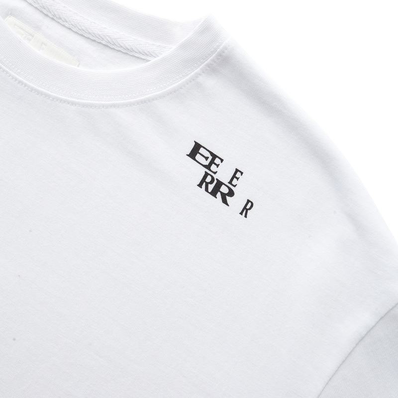 EEERRR side surfboard artwork T-shirt (White)