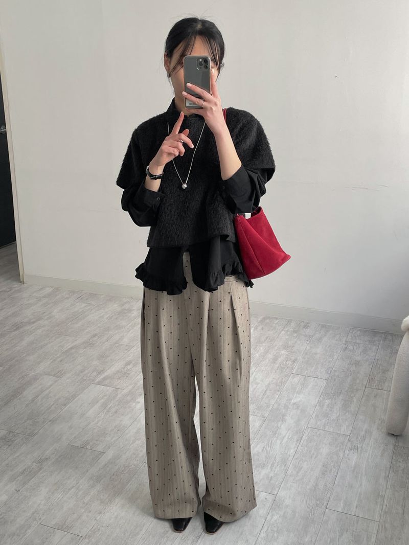 Puppy Half Crop Knit