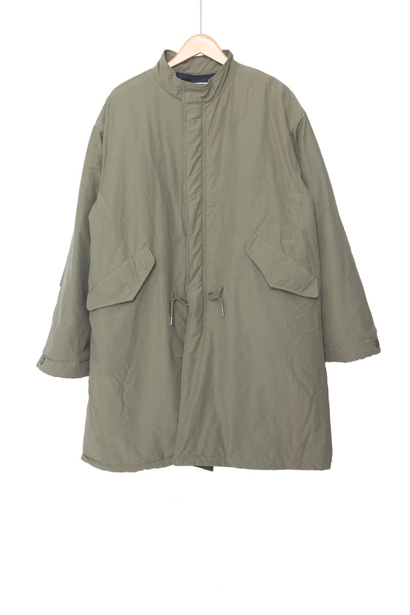 Long bomber padded jacket