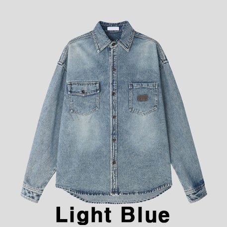 Hamb Work Patch Denim Shirt