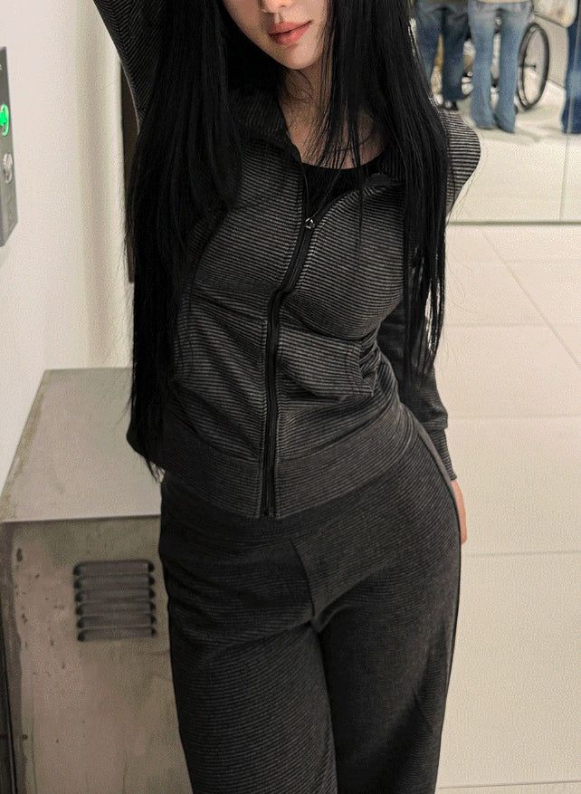Charcoal Cozy Soft Fit Setup