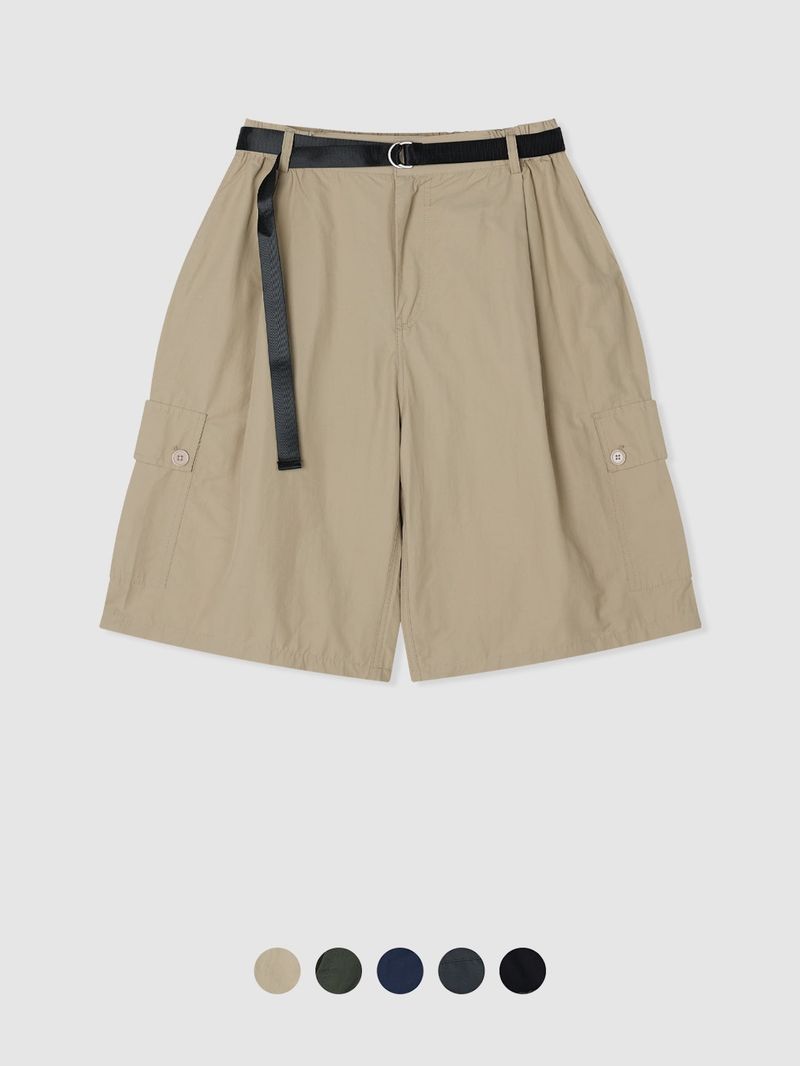  Heri Work Belt Bermuda Pants 5C