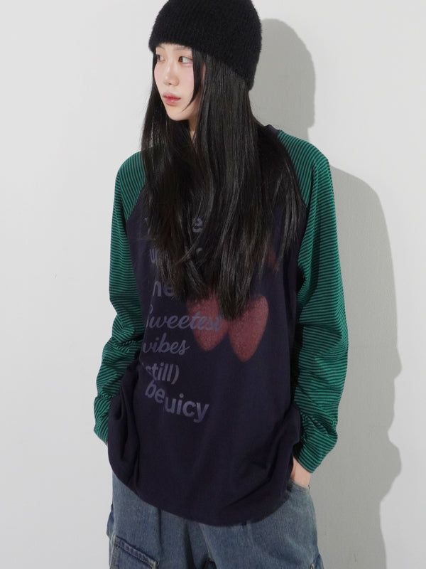 KIXI（キッシー）の「Woke Raglan Overfit T-shirt（Tops）」