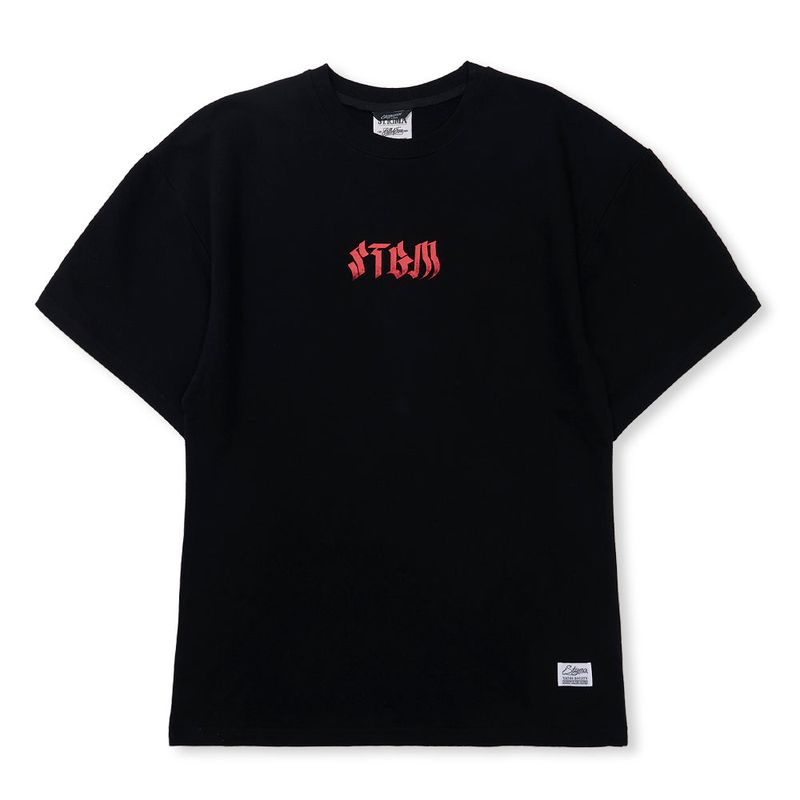 Bold Back Semi-oversized T-shirts Black / White