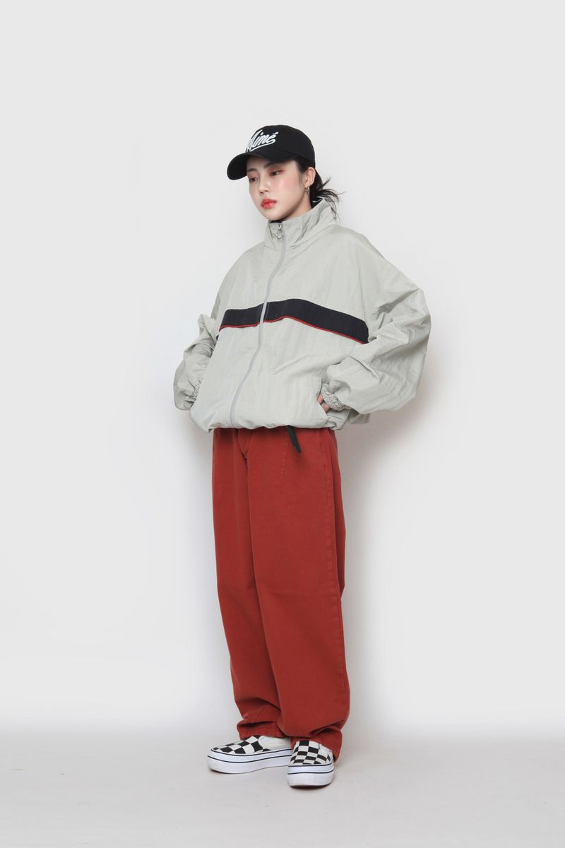 Mid Colour Piping Zip-Up