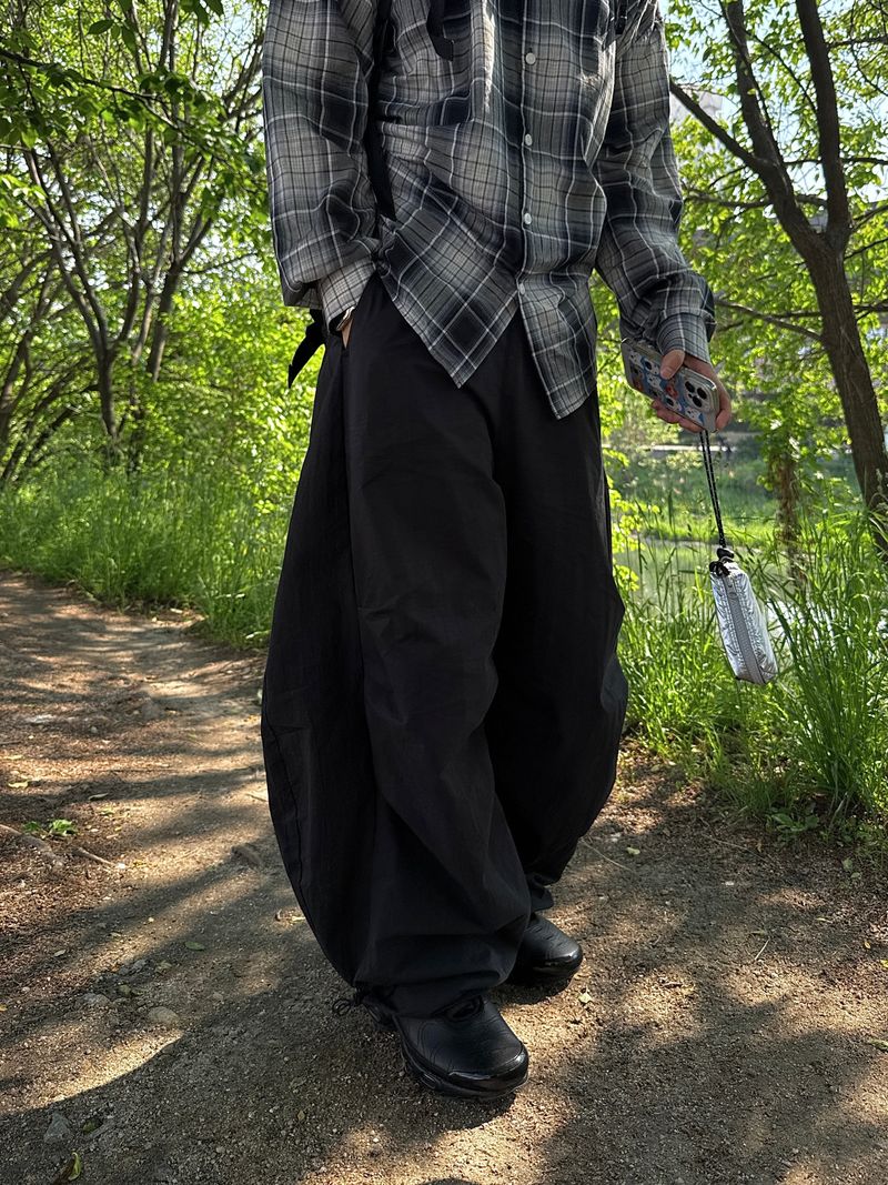 Tart Pintuck Wide Balloon Pants 3C