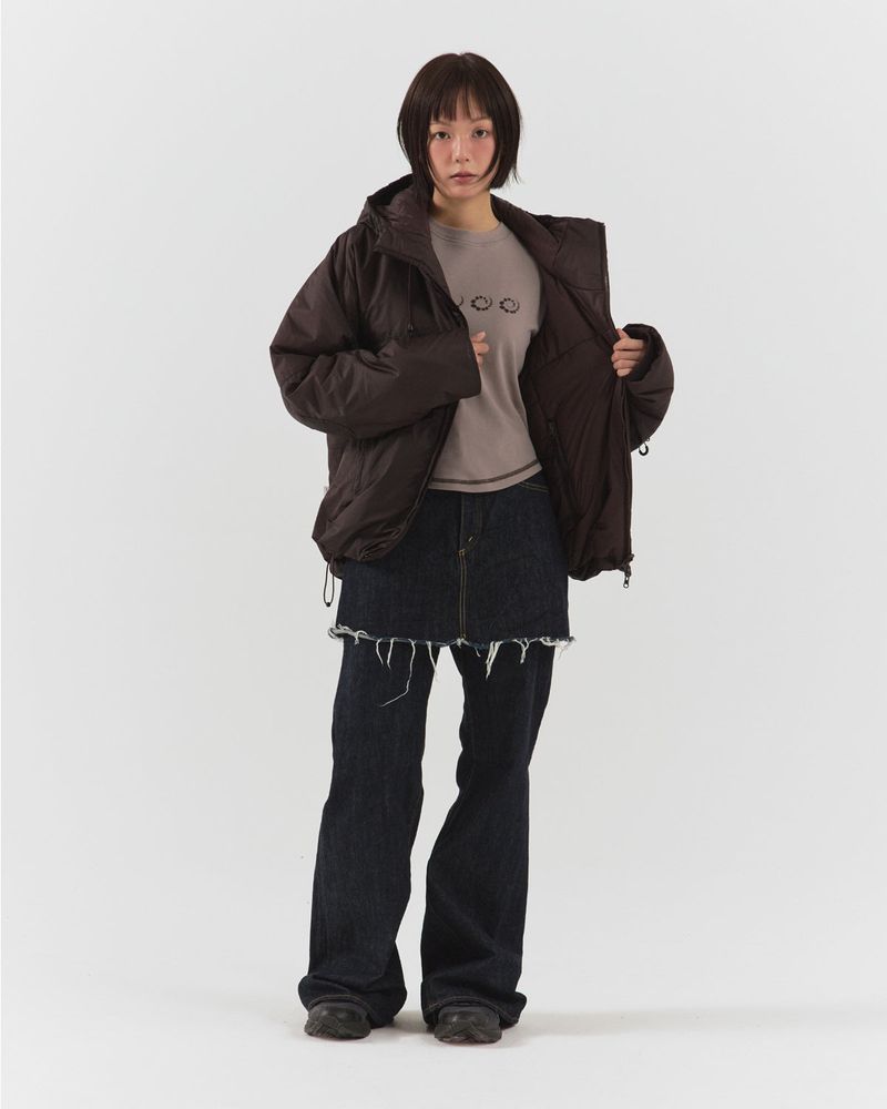 Reversible Thinsulate Padded Jumper (Dark Brown)