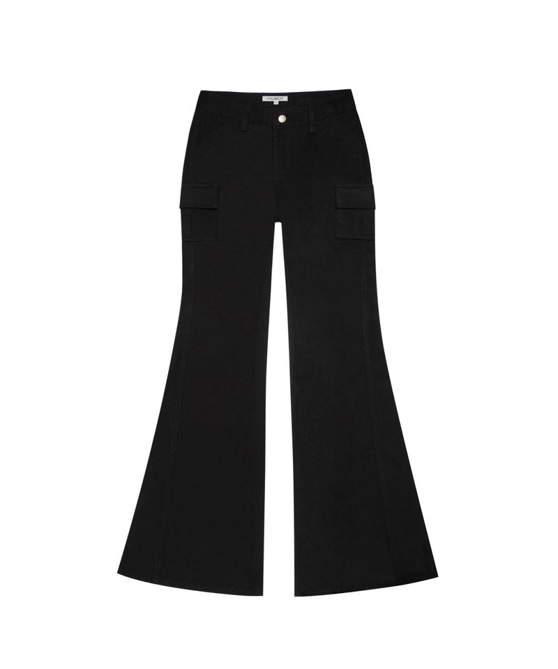 BUTTON LOW BOOTS-CUT PT BLACK